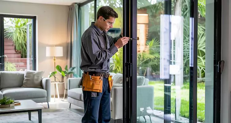 Sliding Door Jamb Lock Repair in Town 'n' Country, FL