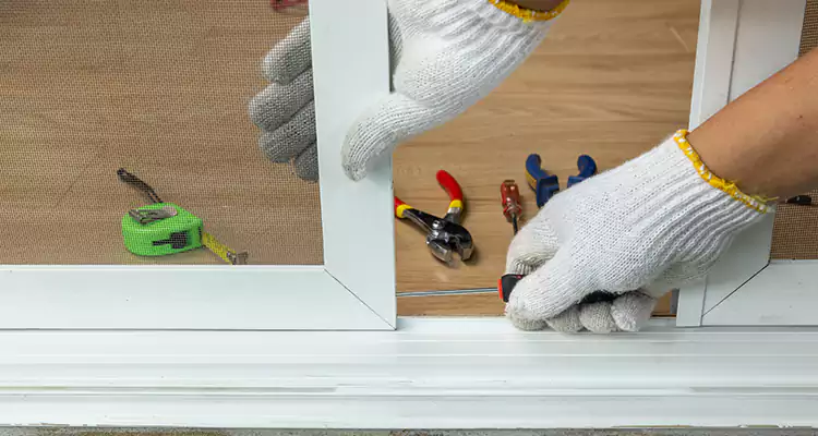 Sliding Glass Door Off Rails Repair in Town 'n' Country, FL